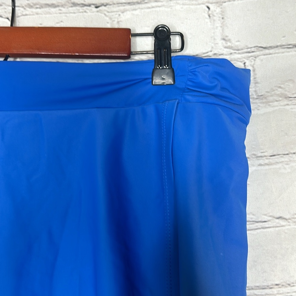 Cabana Life Royal Blue Bikini Swim Skirt Size X-Large - Picture 6 of 16